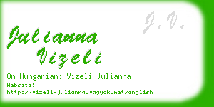 julianna vizeli business card